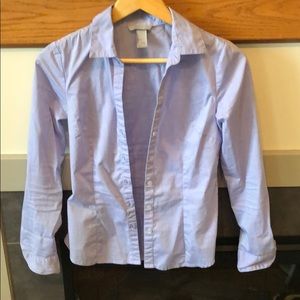 H&M blue blouse